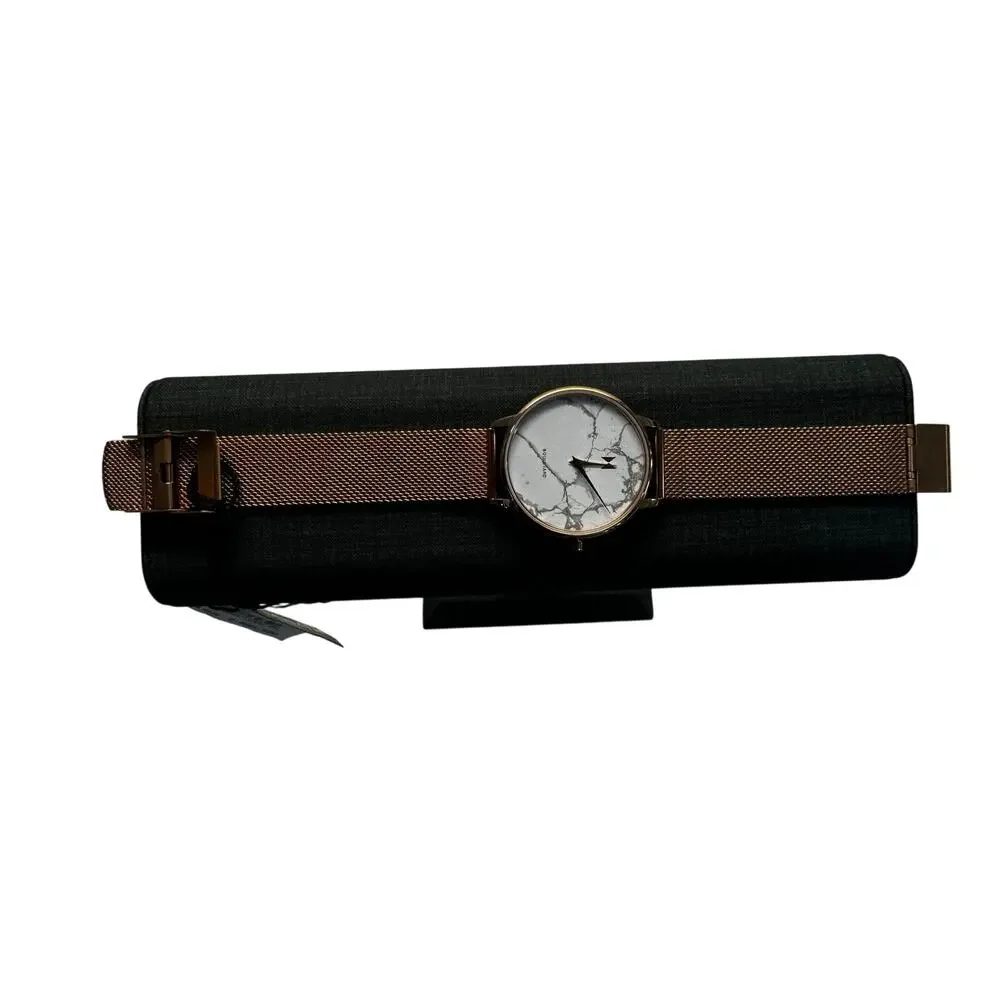 MVMT Boulevard Marble Malibu Rose Women's Watch Minimalist Classic 38mm